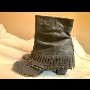 Naughty Monkey Fringe Boots - Size 8.5